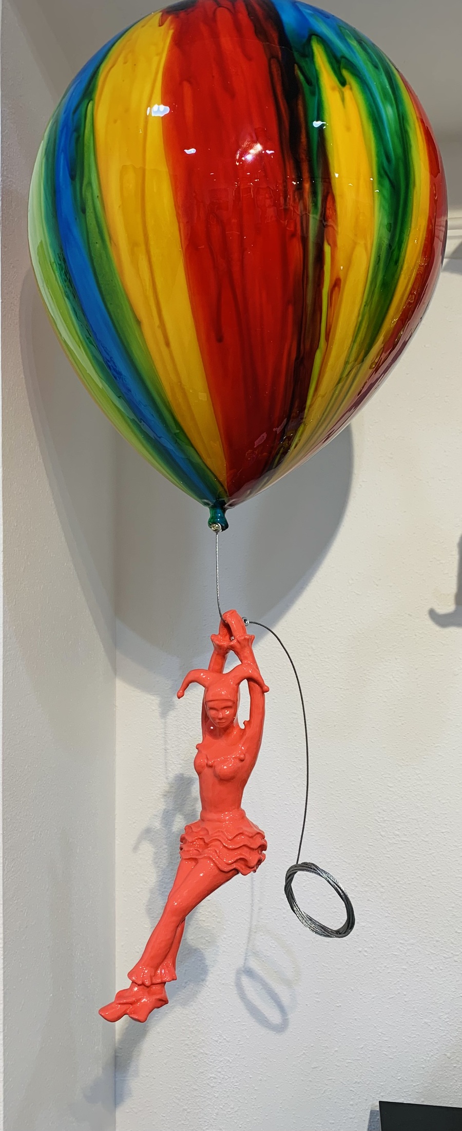Balloon with Female Jester Ancizar Marin