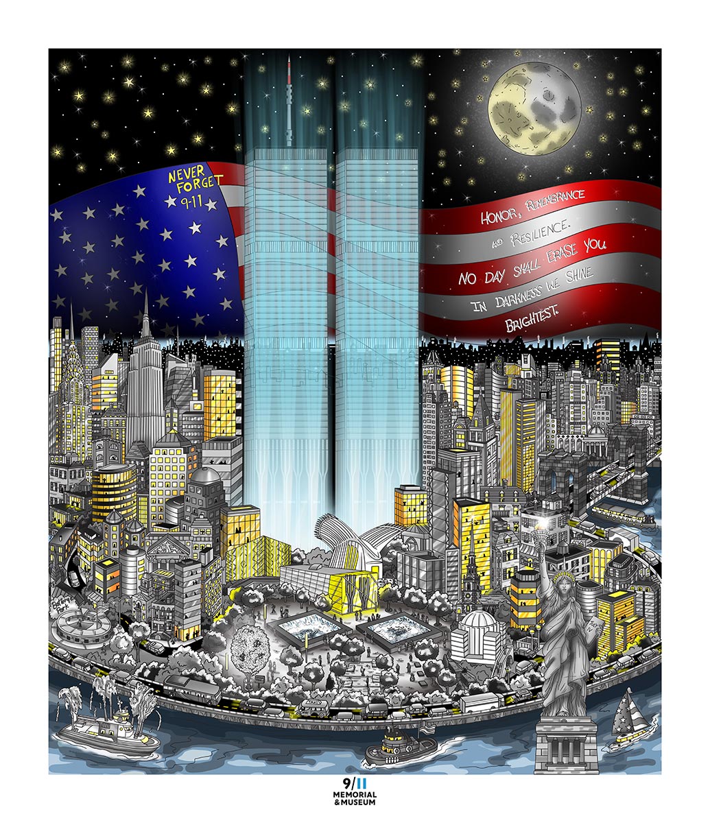 9/11: A Time of Remembrance Charles Fazzino