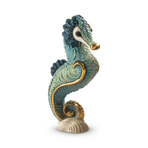 Turquoise Seahorse De Rosa