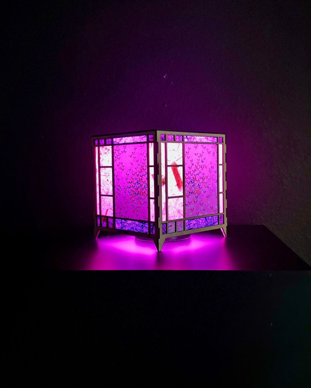 Butterfly Cube Luminary Kendrick Cowdery