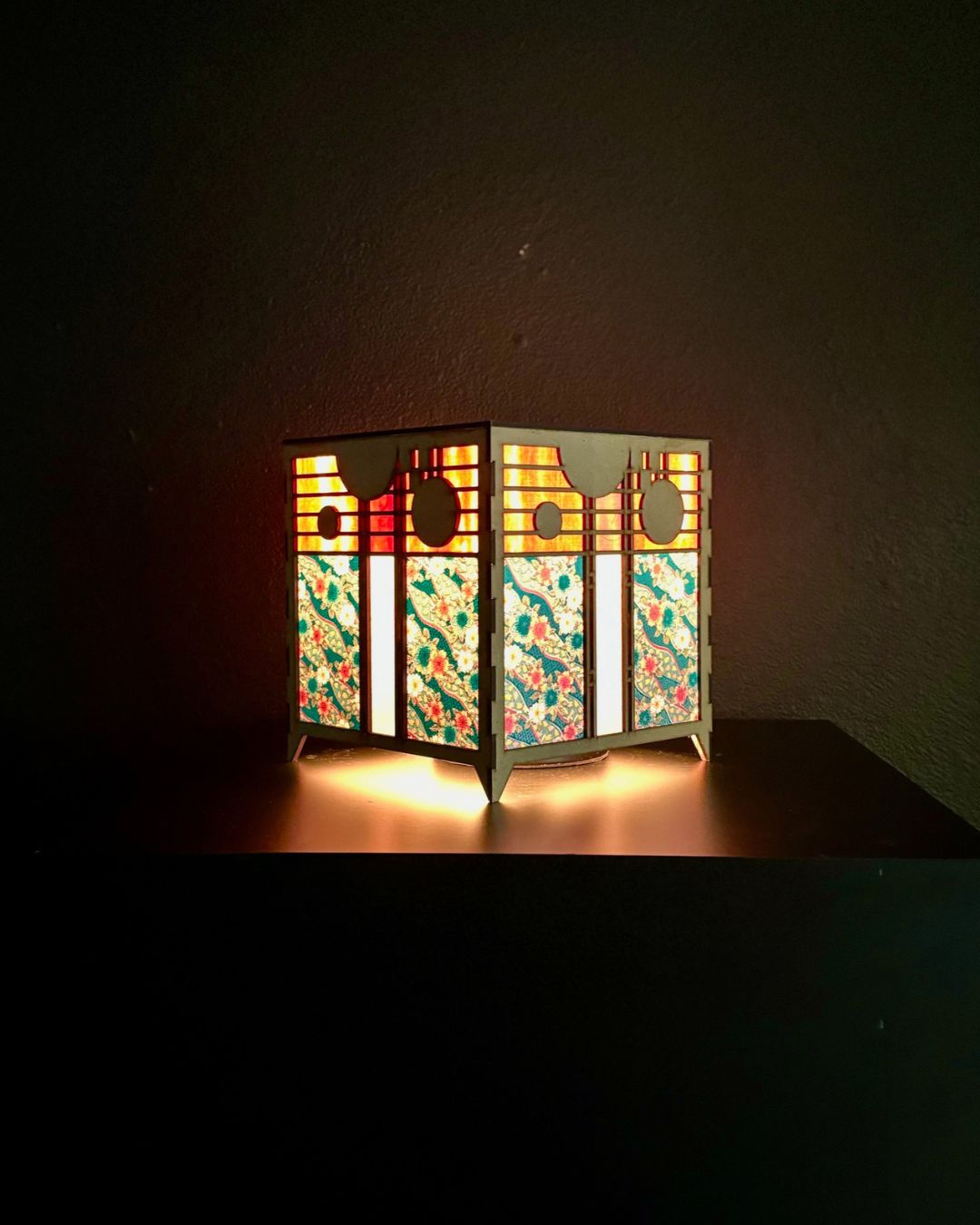 Flower Cube Luminary Kendrick Cowdery