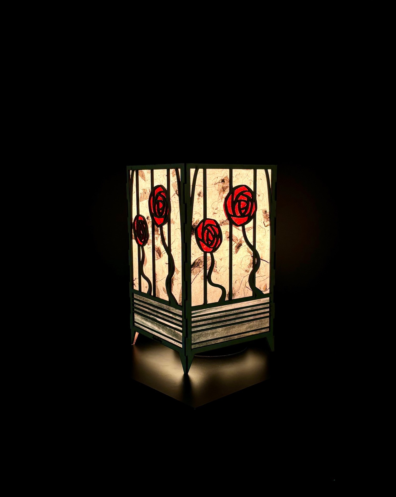 Rose Cube Luminary Kendrick Cowdery