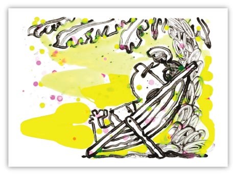Beneath the Palms - The Chocolate Vanilla Croissant Tom Everhart